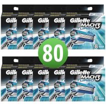 Gillette Mach3 Turbo Scheermesjes 80 Stuks 