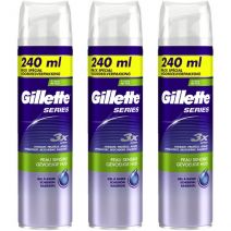 Gillette Series Combi Gevoelige Huid Scheergel 3x240ml