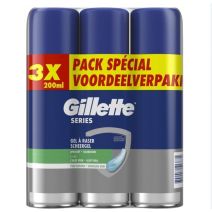 Gillette Series Scheergel 3x200ml Sensitive