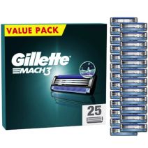 Gillette Mach3 25 scheermesjes Value pack