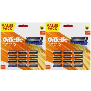 Gillette Fusion5 24 Scheermesjes Value Pack Sport