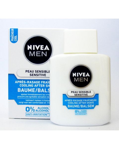 kin kreupel Postcode Nivea For Men Aftershave Balsem Sensitive Cooling 100ml ShaveSavings.com