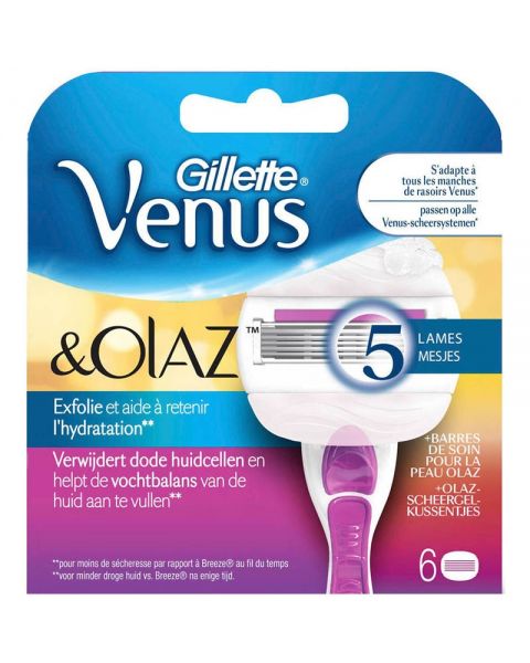 Gillette Venus & Olaz Sugarberry Scheermesjes 6 stuks | ShaveSavings.com