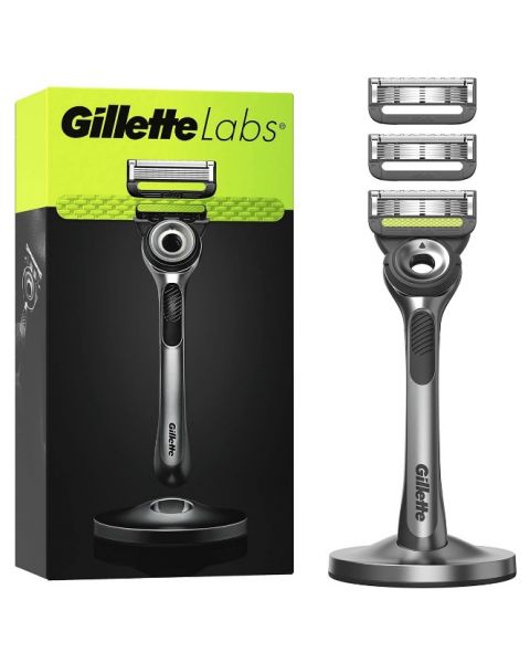 Gillette Labs systeem incl 3 scheermesjes en magnetisch dock