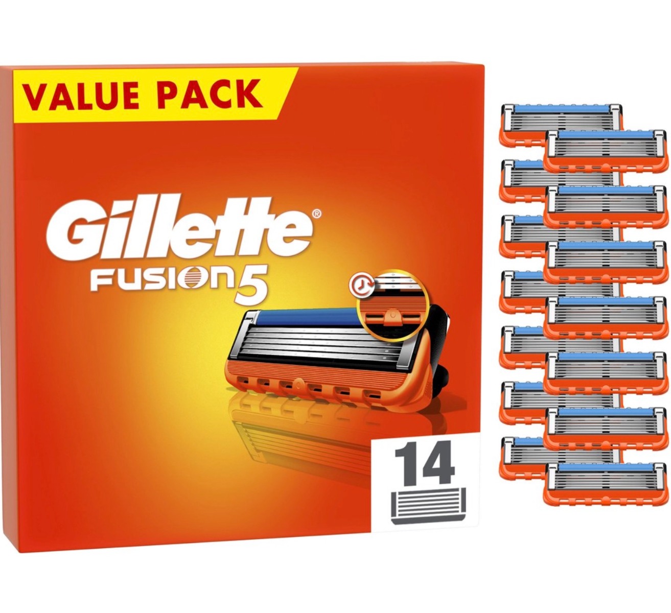 Gillette Scheermesjes Fusion 5 14 stuks