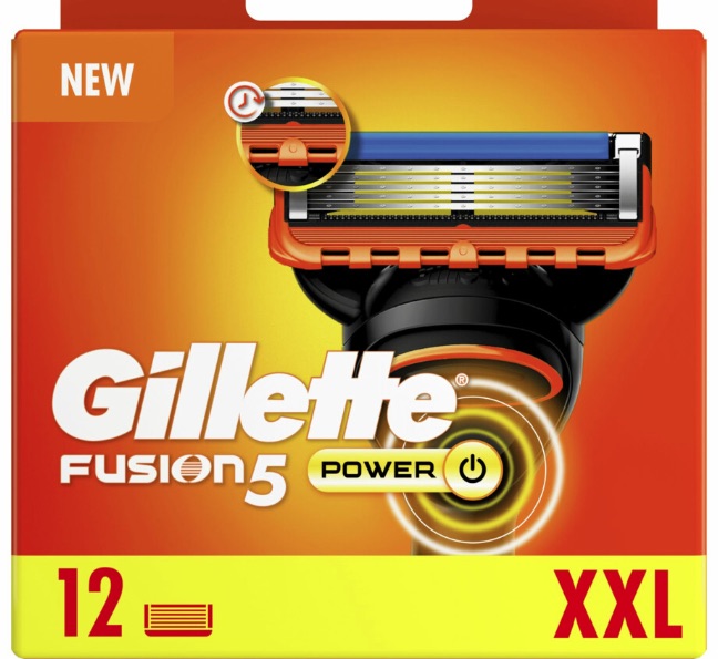 Gillette Fusion5 Power Scheermesjes 12 stuks