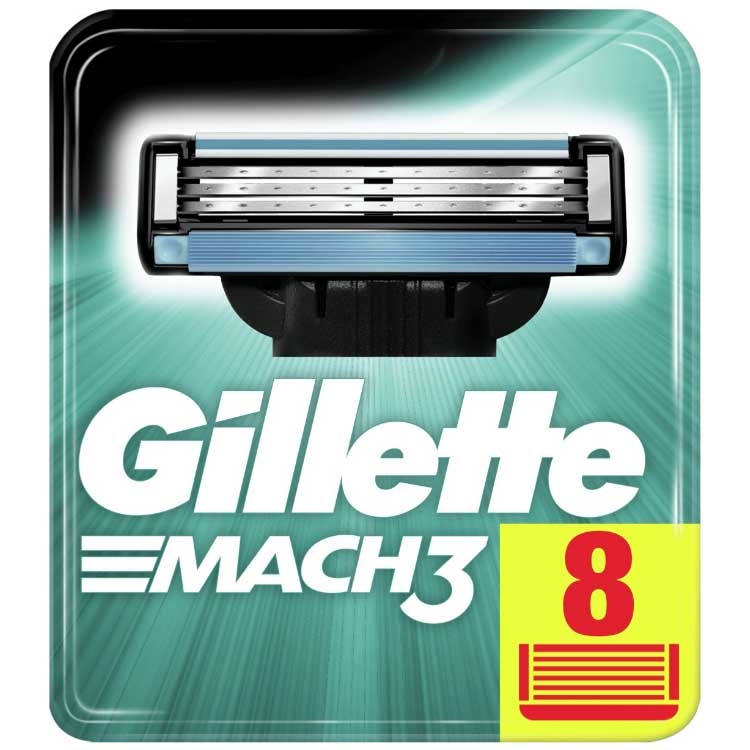 Gillette Mach 3 Scheermesjes 8 stuks