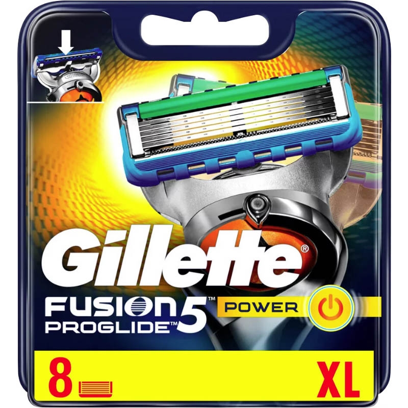 Dagaanbieding - Gillette Fusion5 ProGlide Power Scheermesjes 8 Stuks dagelijkse aanbiedingen