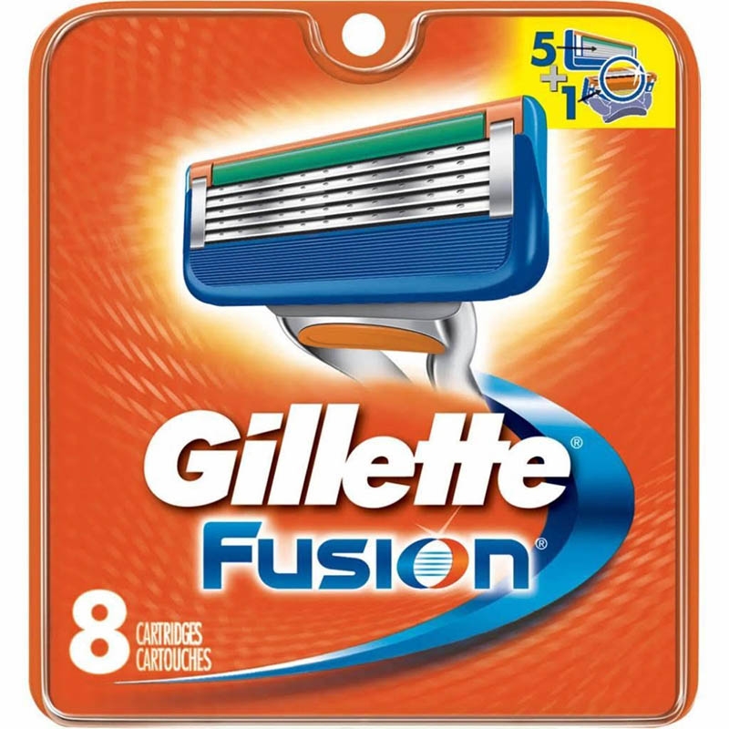 Dagaanbieding - Gillette-Fusion-Mesjes-8-Stuks dagelijkse koopjes