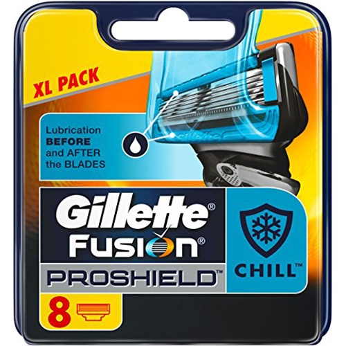Dagaanbieding - Gillette Fusion ProShield Chill 8 Scheermesjes dagelijkse aanbiedingen