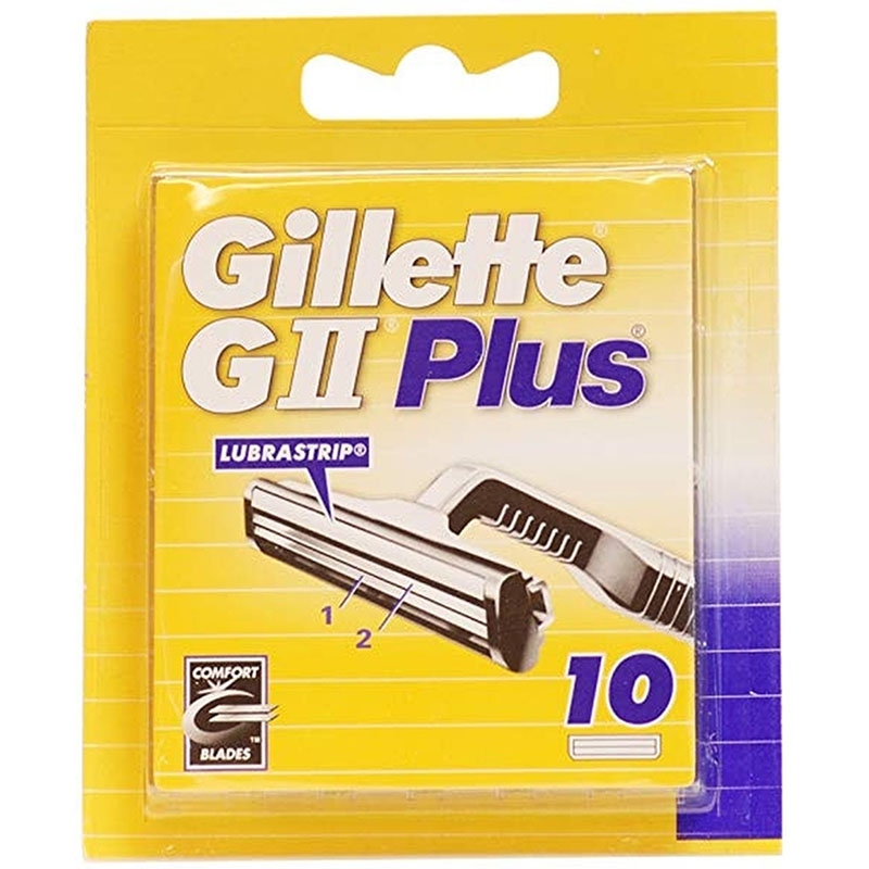 Dagaanbieding - Gillette GII Plus Scheermesjes 10 stuks G2 Plus dagelijkse koopjes
