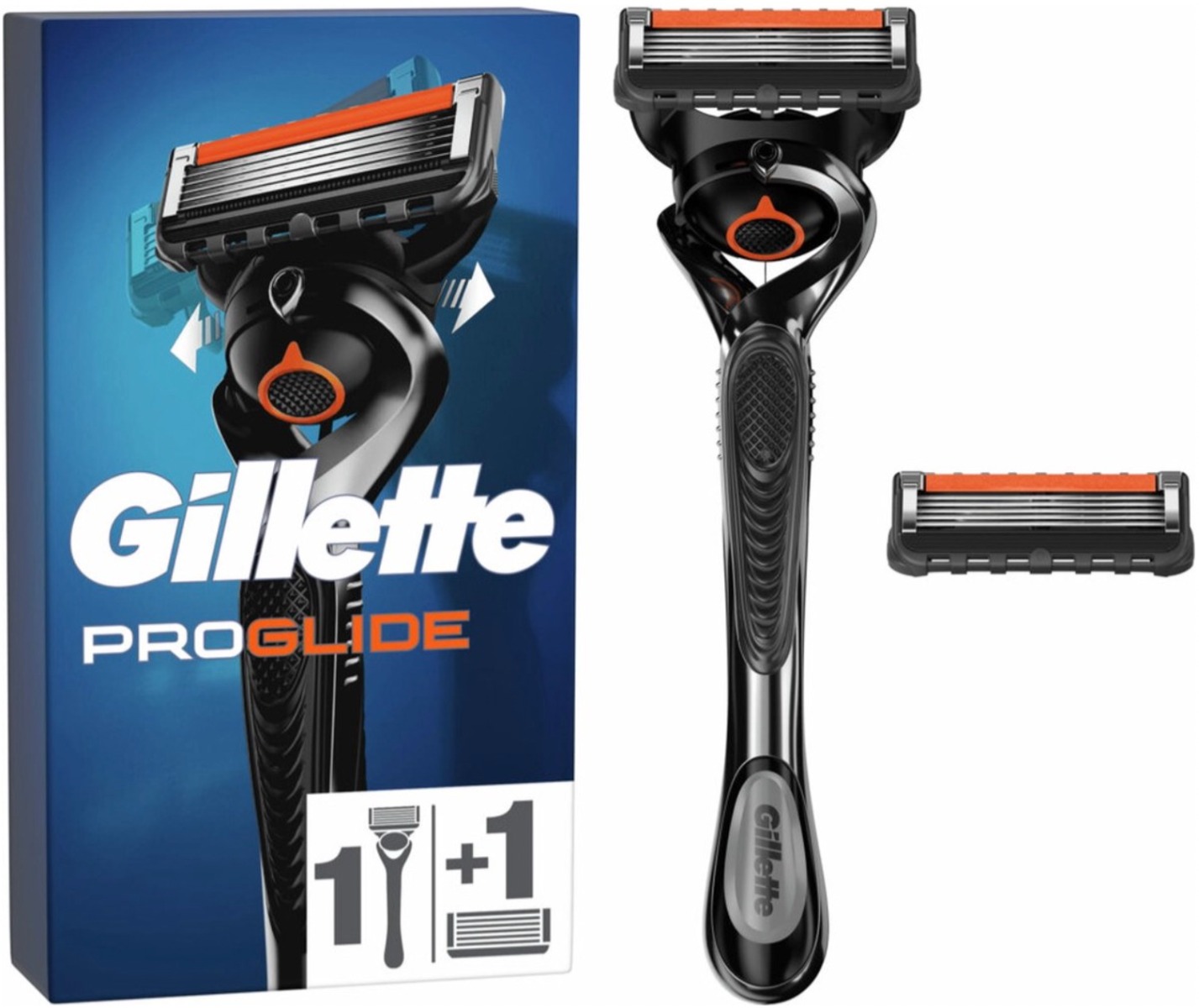 Gillette ProGlide Flexball scheersysteem incl 2 mesjes
