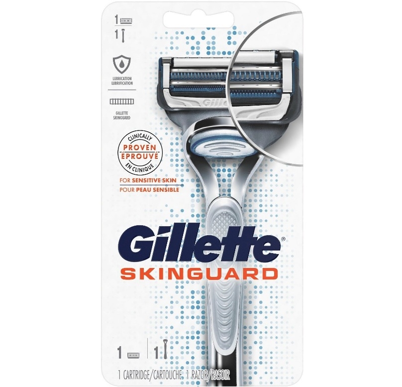 Dagaanbieding - Gillette SkinGuard Sensitive houder incl 1 mesje dagelijkse aanbiedingen