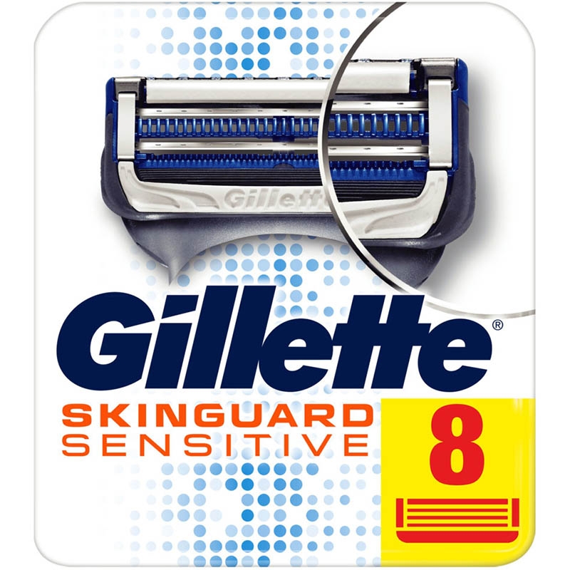 Dagaanbieding - Gillette SkinGuard Sensitive Scheermesjes 8 Stuks dagelijkse aanbiedingen