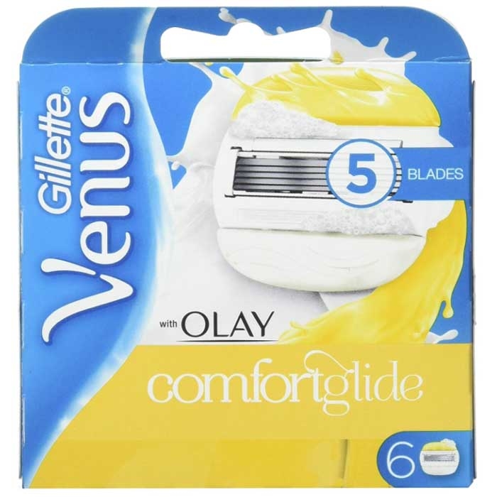 Dagaanbieding - Gillette Venus en Olay Comfortglide 6 Scheermesjes dagelijkse aanbiedingen