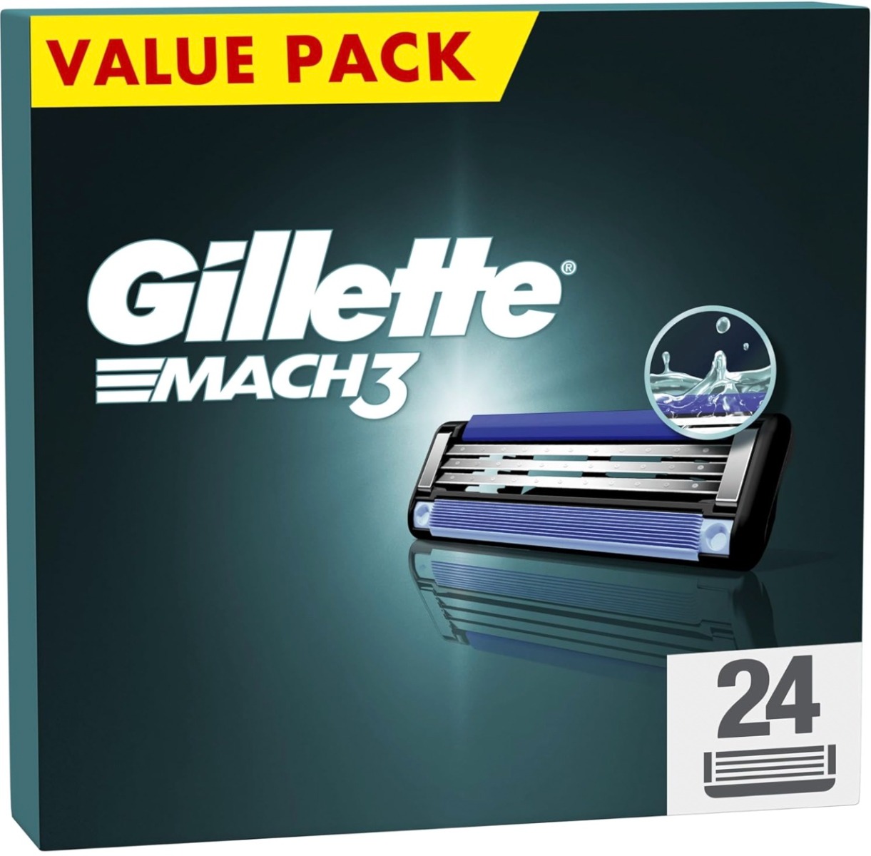 Gillette Mach3 24 mesjes nieuw