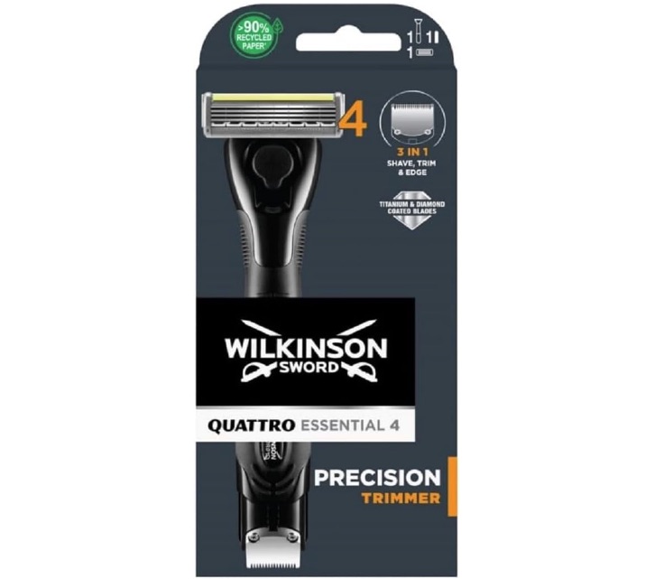 Wilkinson Quattro Essential 4 Scheermes Voor Precisietrimmen
