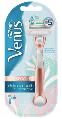 Gillette Venus Extra Sensitive Smooth Rosegold Apparaat incl 1 Mesje