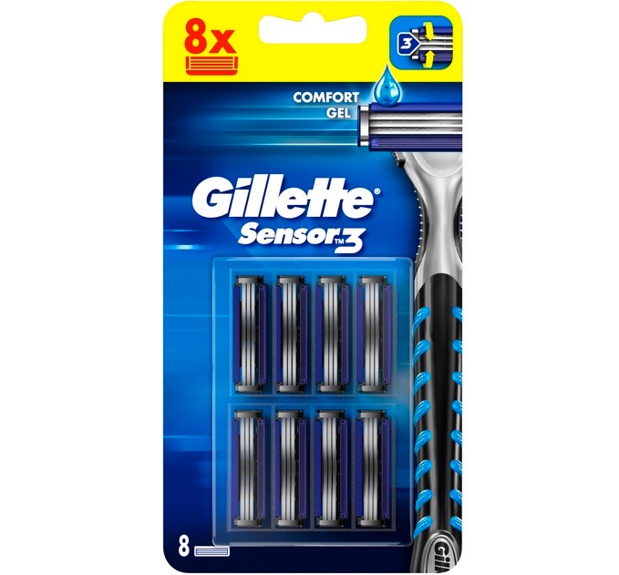 Gillette Sensor3 8 Scheermesjes