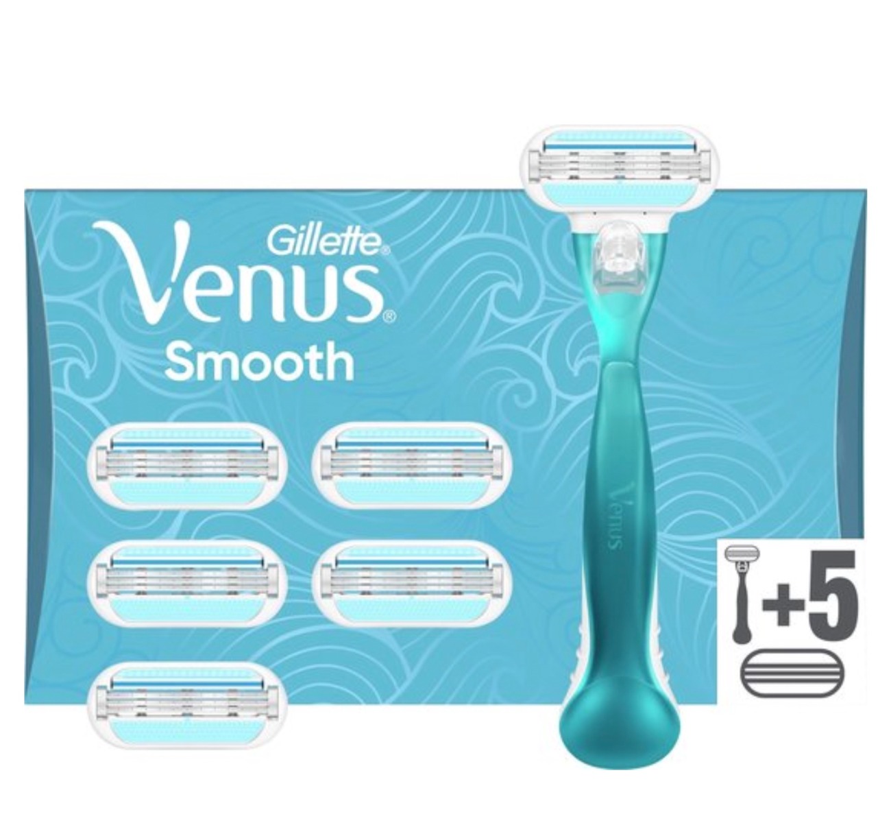 Gillette Venus Smooth Houder incl 6 Mesjes