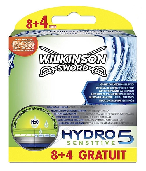 Wilkinson Sword Hydro 5 Scheermesjes - Sensitive Blades 12 stuks