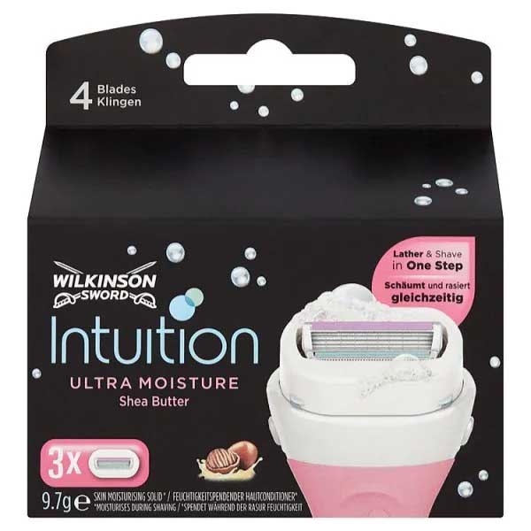 Dagaanbieding - Wilkinson Intuition Ultra Moisture Shea Butter Mesjes 3 pack dagelijkse koopjes